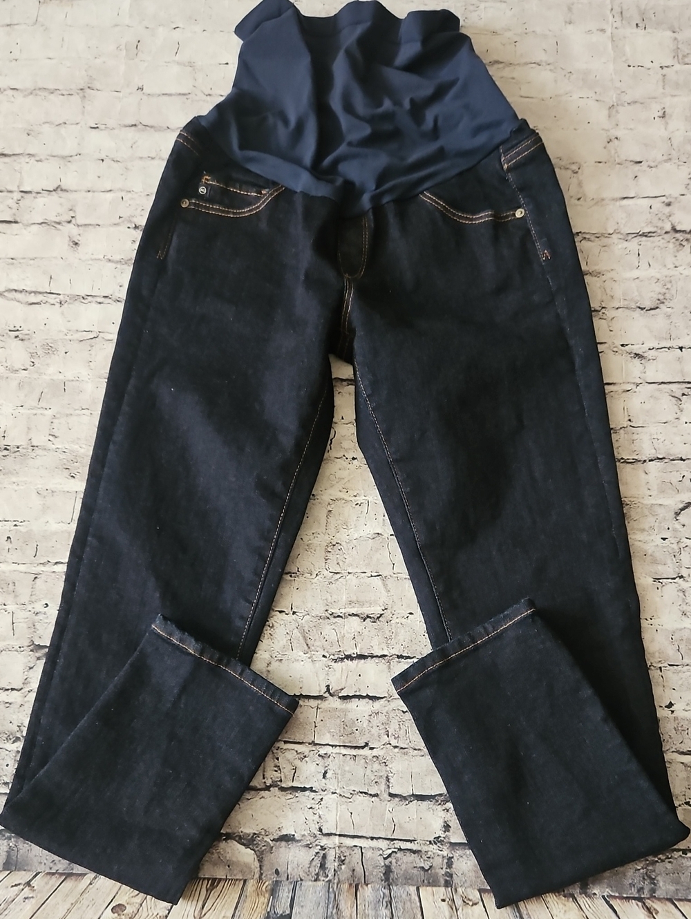 Ag Adriano Goldschmied Dark Blue Maternity Skinny Jeans Size 28R